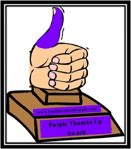 Purple Thumbs Up Award2