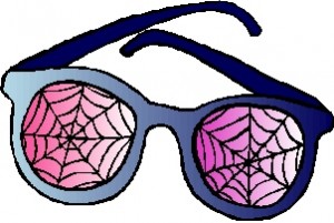 cob web glasses